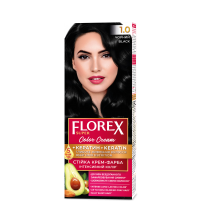 Plaukų dažai "FLOREX'"1.0 juodas
